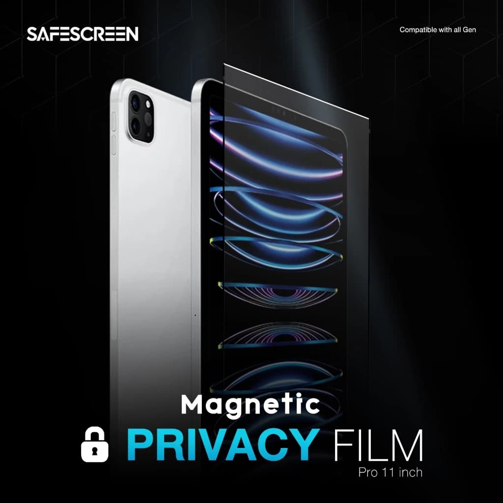 Magnetic Privacy Film — iPad Pro 11" (All Gen)